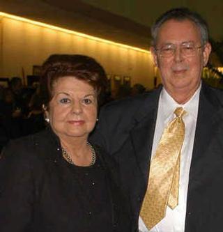 Gastón E. Cantens y su esposa, Teresita.